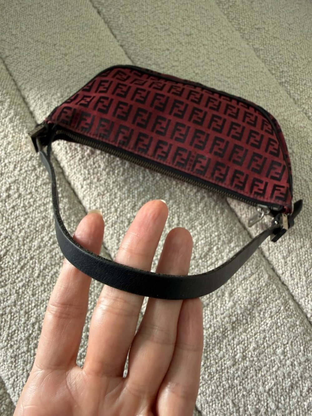 Rare FENDI Zucchino Pochette - Picture 5 of 9
